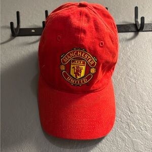 Manchester United Cap hat Red MUFC Official Merchandise vintage